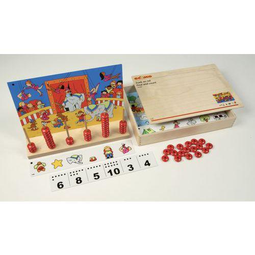 Illustration de : Coffret cherche et compte - Educo