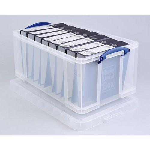 Illustration de : Bac 64 litres avec couvercle incolore