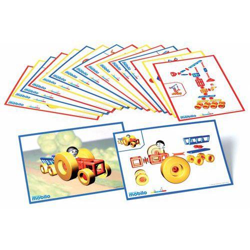Illustration de : Ensemble de 16 fiches - Mobilo