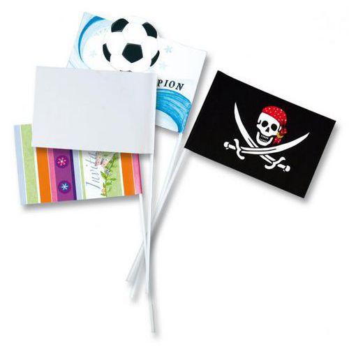 Illustration de : Drapeau à décorer