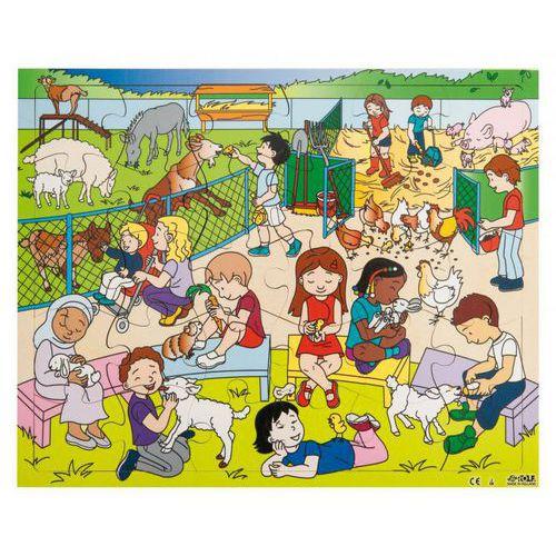 Illustration de : Puzzle 'la ferme' - Rolf