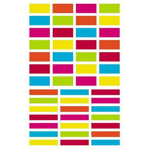 Illustration de : Pochette 4 planches gommettes géométriques - Maildor