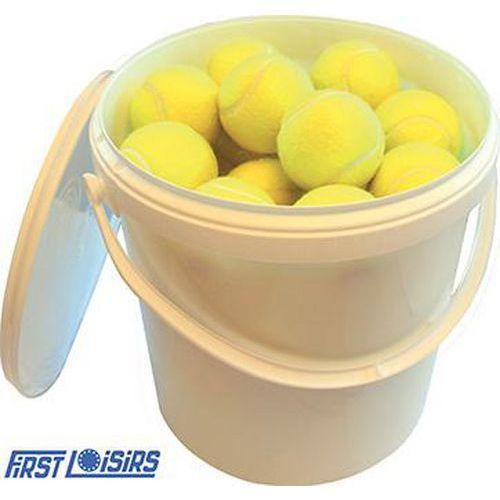 Illustration de : Balles de tennis - Seau de 30