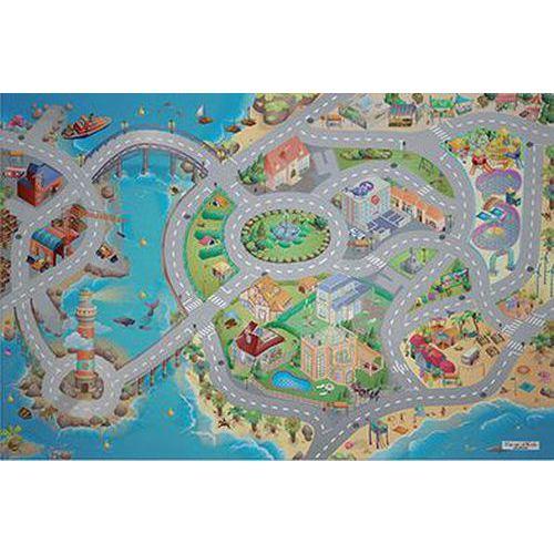 Illustration de : Tapis de jeu 'bord de mer'