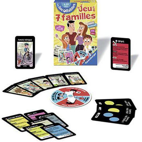 Illustration de : Jeu des 7 familles incollables