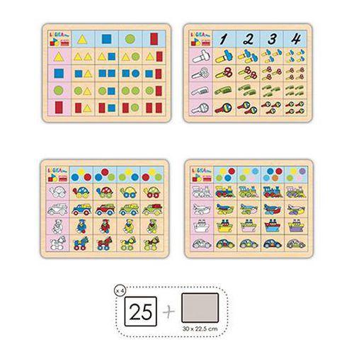 Illustration de : Ensemble 4 puzzles logique 1 - Akros