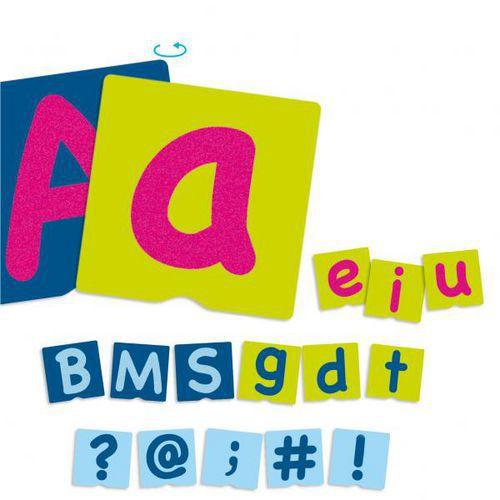 Illustration de : Fiches tactiles sur les lettres et signes de ponctuation - Akros