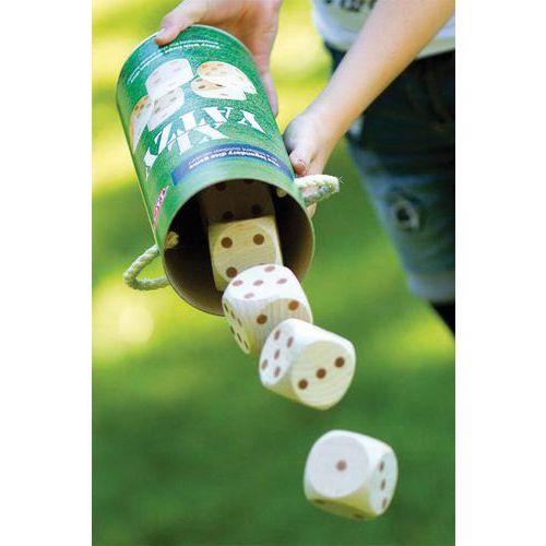 Illustration de : Yatzy géant XL en bois