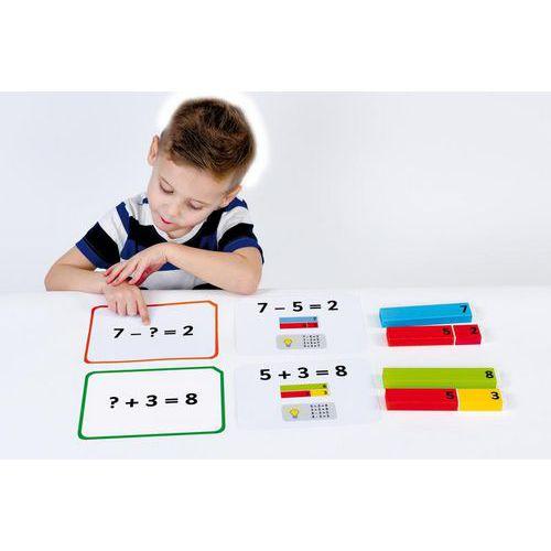 Illustration de : 20 cartes d'exercices réglettes mathématiques - Educational advantage