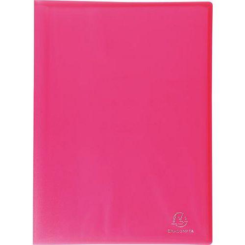 Illustration de : Reliure plastique 40 volets transparents cristal - Exacompta