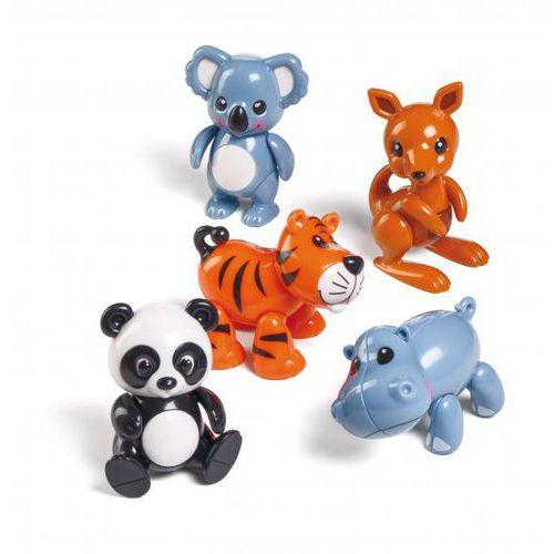Illustration de : Lot de 5 animaux du monde - Tolo