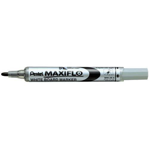 Illustration de : Pack 36 marqueurs maxiflo pointe ogive - Pentel