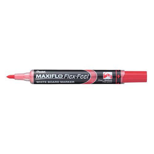 Illustration de : Poch. 4 maxiflo flex feel en couleurs assortis - Pentel