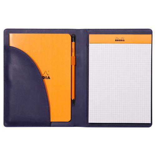Illustration de : Livret porte-bloc ou carnet n 16 17,5 x 23,5 cm - Rhodia