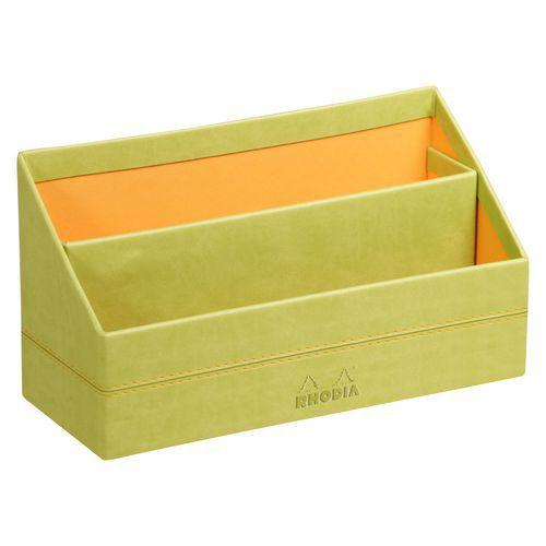 Illustration de : Porte courrier 25 x 10 x 14 cm - Rhodia