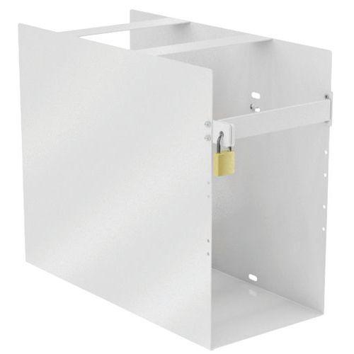 Illustration de : Coffre UC ouvert Arcade fermeture cadenassable