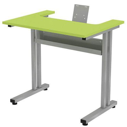 Illustration de : Poste informatique scolaire Mini pour écran semi-encastré