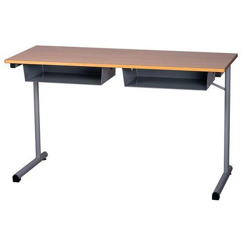 Illustration de : Casier scolaire métallique - Manutan Expert