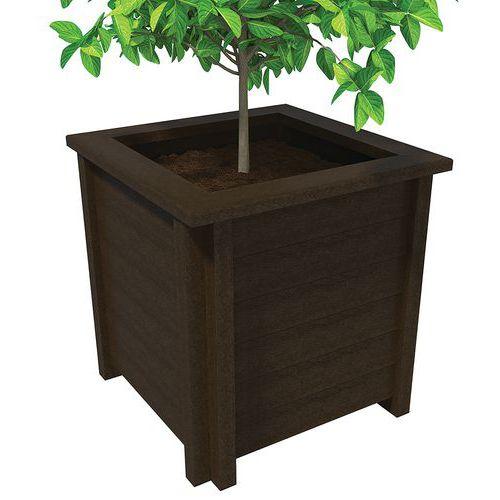 Illustration de : Jardinière Plazza plastique recyclé Espace Urbain