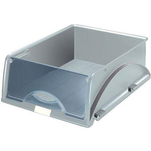 Illustration de : Corbeille à courrier Leitz Sorty, avec rabat