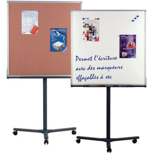 Illustration de : Tableau mixte blanc liège 960x960 mm