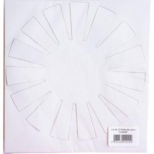 Illustration de : Sachet de 10 pièces carton pour tissage raphia