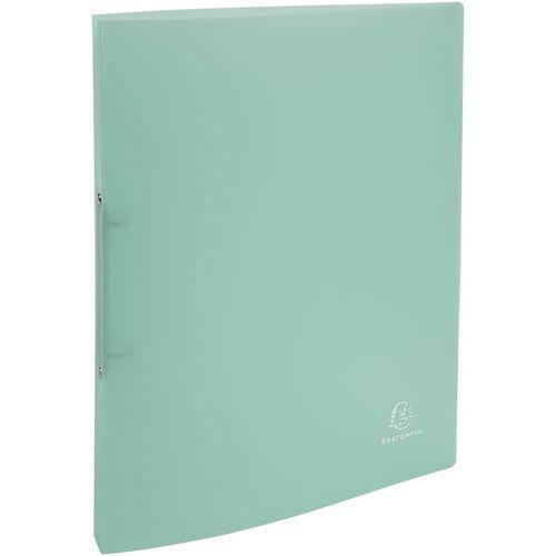 Illustration de : Classeur 2 anneaux A4+ Chrome Pastel - 30 mm - Exacompta