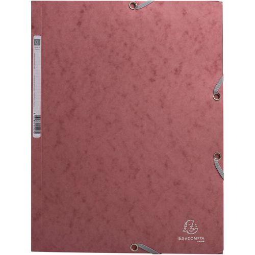 Illustration de : Chemise à élastiques 3 rabats Skandi - Lot de 60 assortis - Exacompta