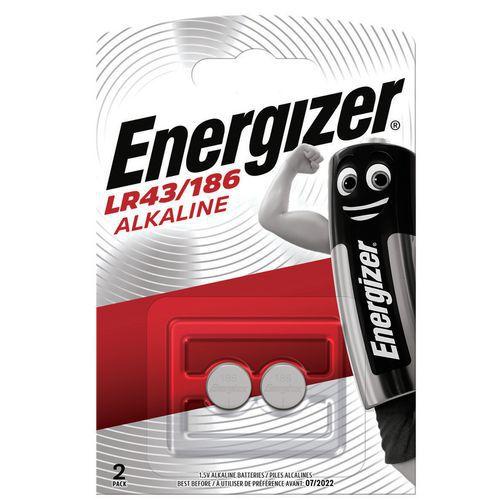 Illustration de : Pile bouton alcaline LR43 - Energizer