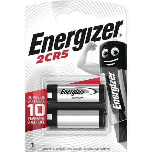 Illustration de : Pile Lithium appareil électroniques et montres - 2CR5 - Energizer