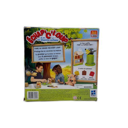 Illustration de : Echap'o'loup le jeu des 3 petits cochons 2019 Reconditionné - Megableu