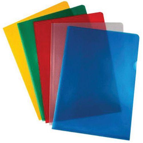 Illustration de : Pochette transparente, A4, PP, granuleux