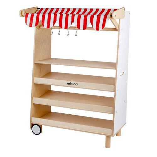 Illustration de : Étal de marché - Educo