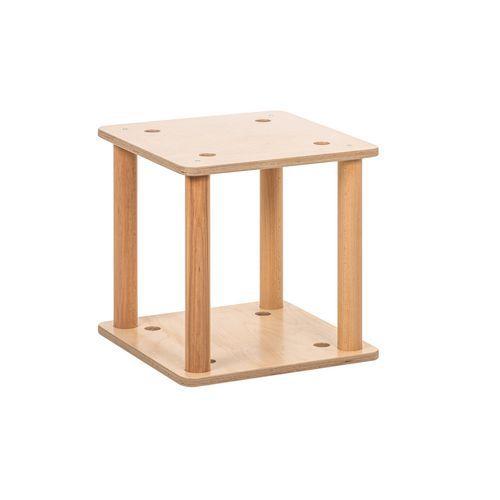 Illustration de : Cube rampant avec 4 barres - Educo