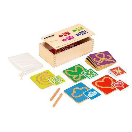 Illustration de : Formes à toucher - Educo