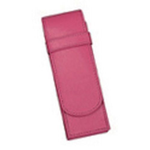 Illustration de : Etui pour 2 stylos, en cuir