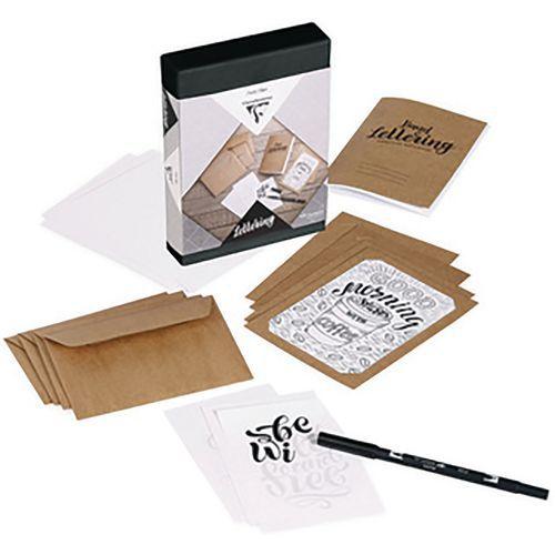 Illustration de : Kit créatif pour handlettering