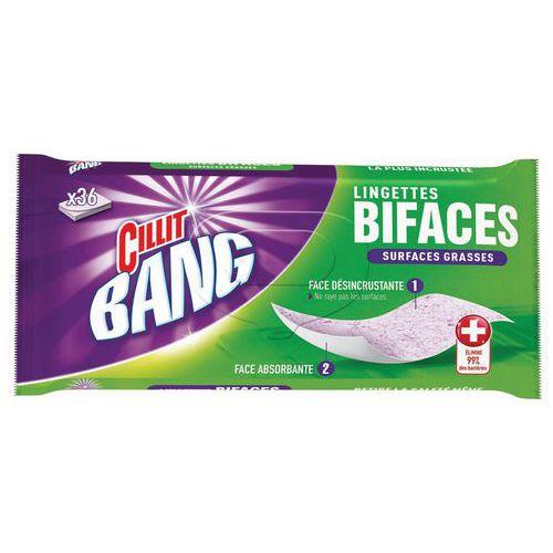 Illustration de : Cillit Bang 35 lingettes bifaces - 10 étui