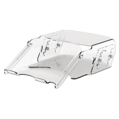 Illustration de : Support moniteur ajustable et porte-document Clarity™ - Fellowes