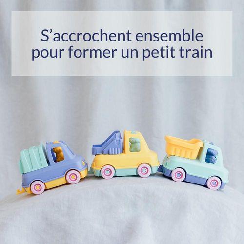 Illustration de : Lot 3 camions - Le Jouet Simple