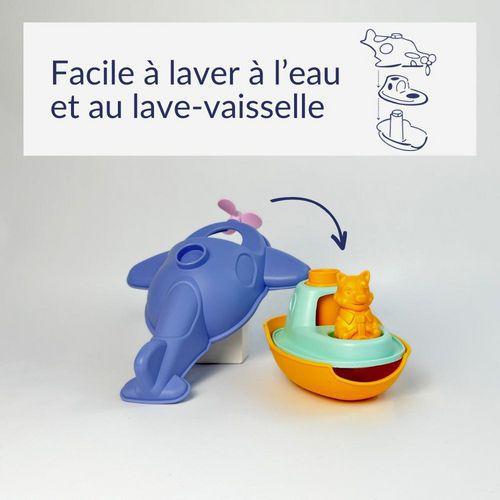 Illustration de : Hydravion bleu - Le Jouet Simple