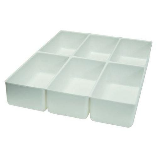 Illustration de : Grille alvéolée compartiments pour bloc