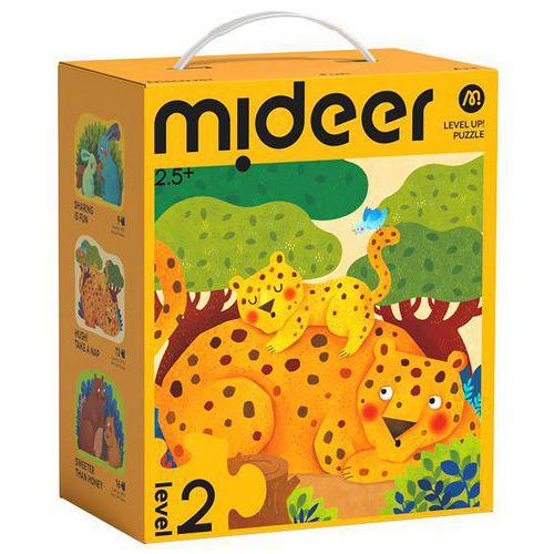 Illustration de : Lot 3 puzzles évolutifs animaux 2,5 ans - Mideer