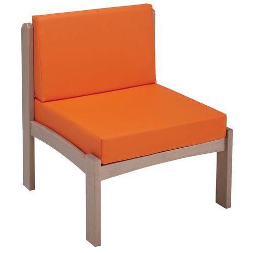 Illustration de : Chauffeuse 1 place Autize - Manutan Expert