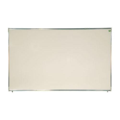 Illustration de : Tableau blanc magnétique simple cadre aluminium - Manutan Expert