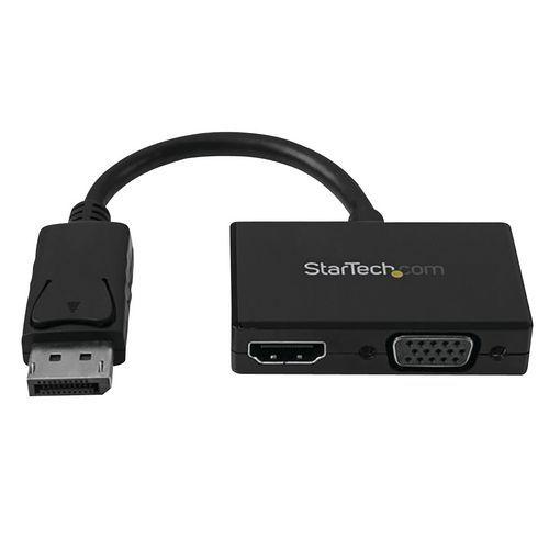Illustration de : Adaptateur audio/vidéo de voyage-Convertisseur 2-en-1 DisplayPort