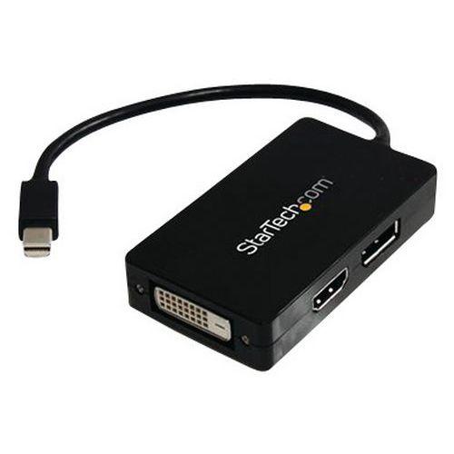 Illustration de : Adaptateur Mini DisplayPort vers DVI / DisplayPort / HDMI StarTech
