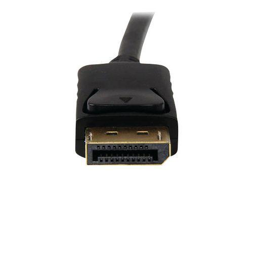 Illustration de : Adaptateur DisplayPort vers VGA-Câble Display Port Mâle VGA Mâle Noir 91cm