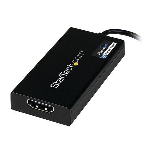 Illustration de : Adaptateur vidéo multi-écrans USB 3.0 vers HDMI Ultra HD 4k StarTech