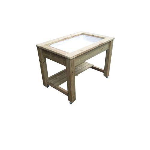 Illustration de : Table de jardinage sur roulette Boisdexter